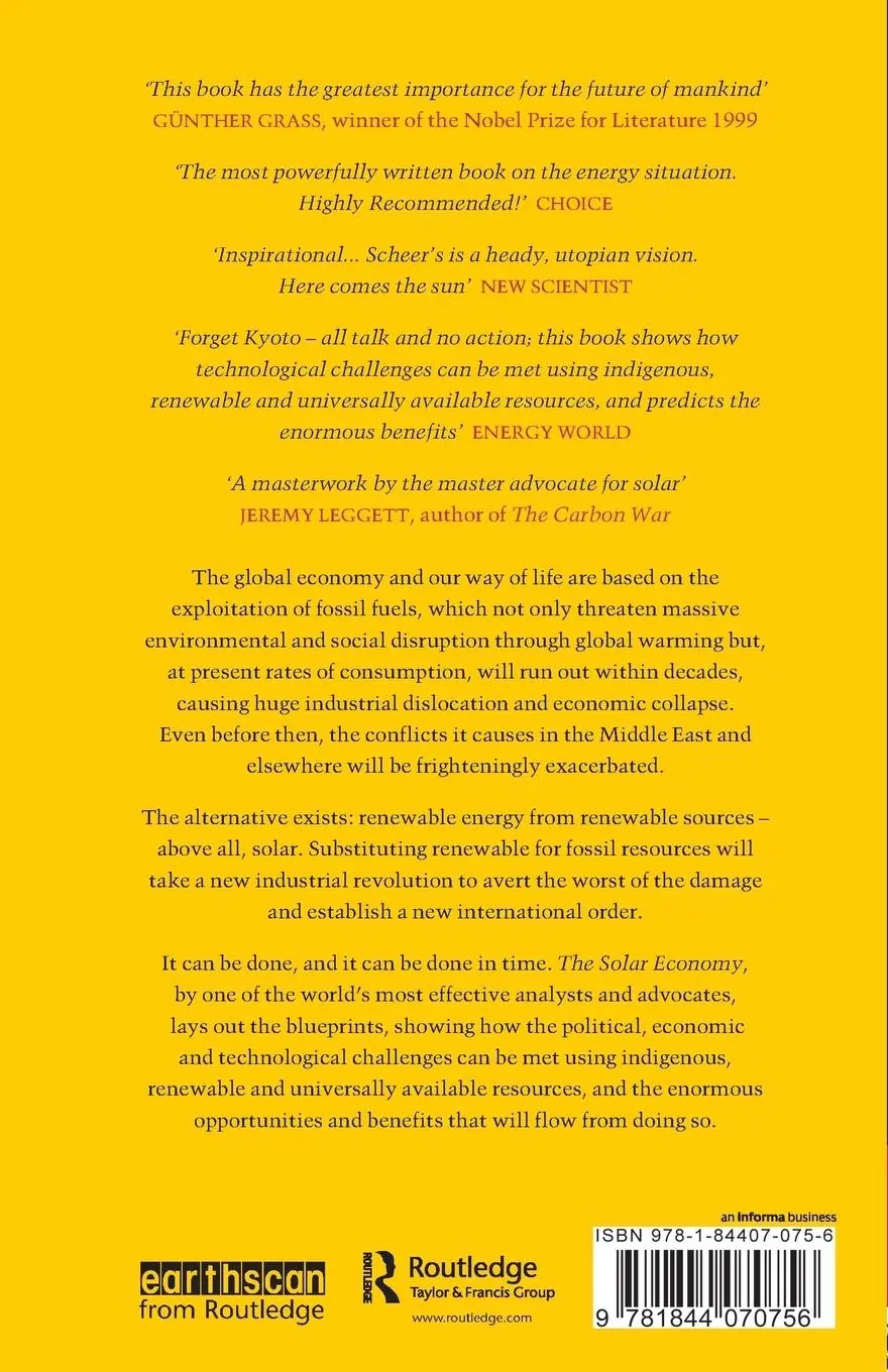 Rückseite: 9781844070756 | The Solar Economy | Renewable Energy for a Sustainable Global Future