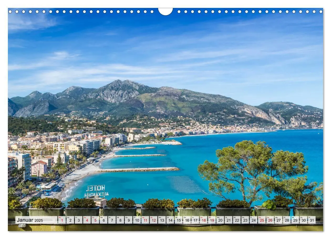 Bild: 9783435450756 | CÔTE D'AZUR Bezaubernde Orte (Wandkalender 2025 DIN A3 quer),...