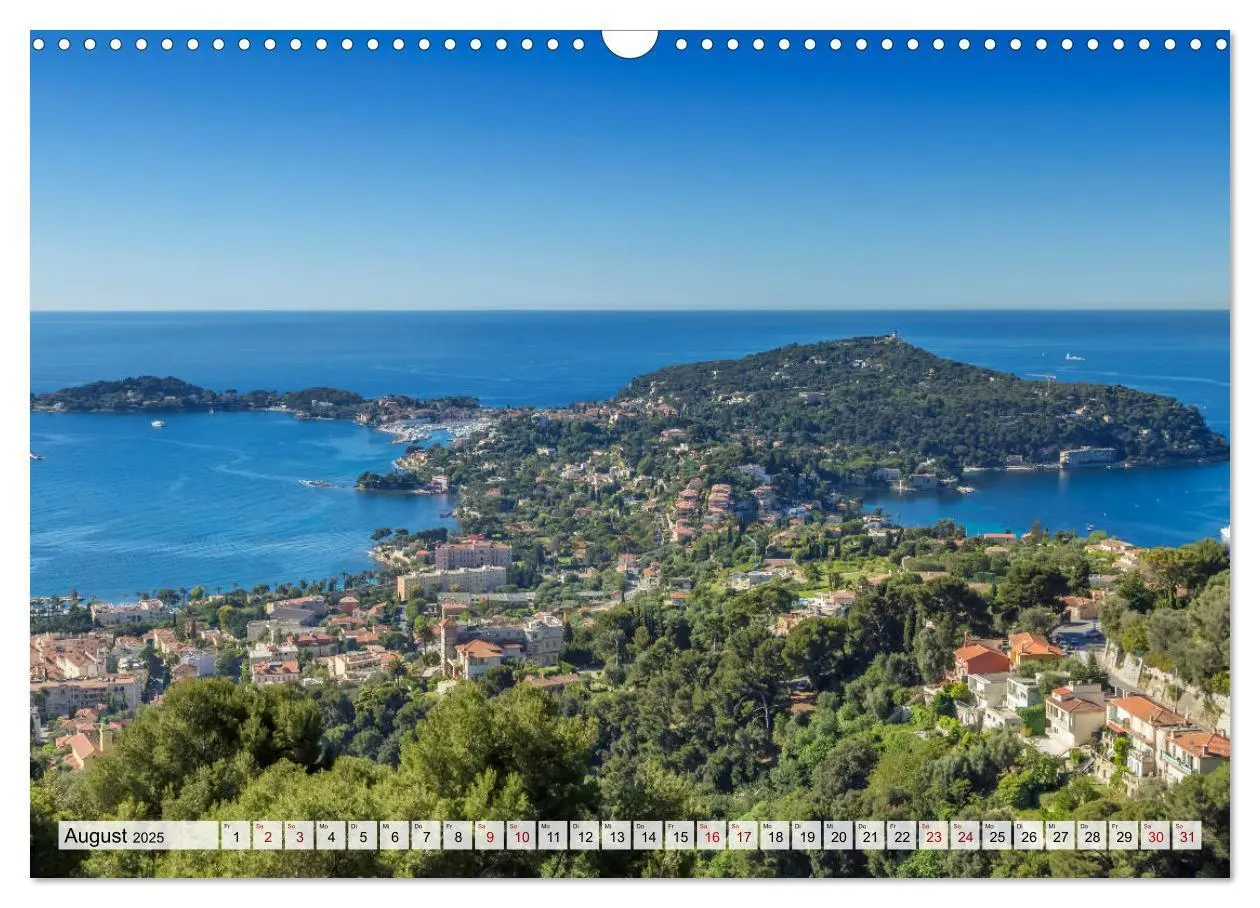 Bild: 9783435450756 | CÔTE D'AZUR Bezaubernde Orte (Wandkalender 2025 DIN A3 quer),...