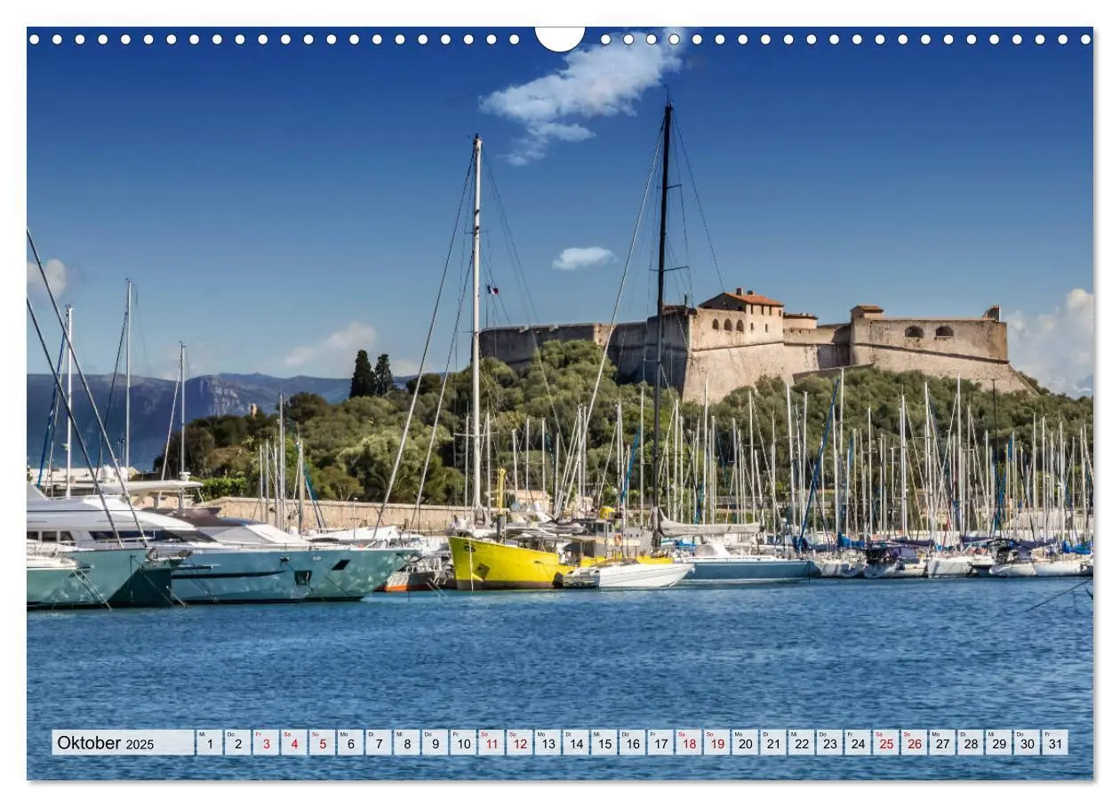 Bild: 9783435450756 | CÔTE D'AZUR Bezaubernde Orte (Wandkalender 2025 DIN A3 quer),...