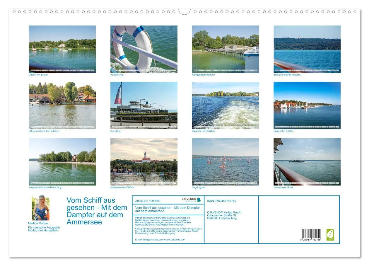Bild: 9783457780756 | Vom Schiff aus gesehen - Mit dem Dampfer auf dem Ammersee...