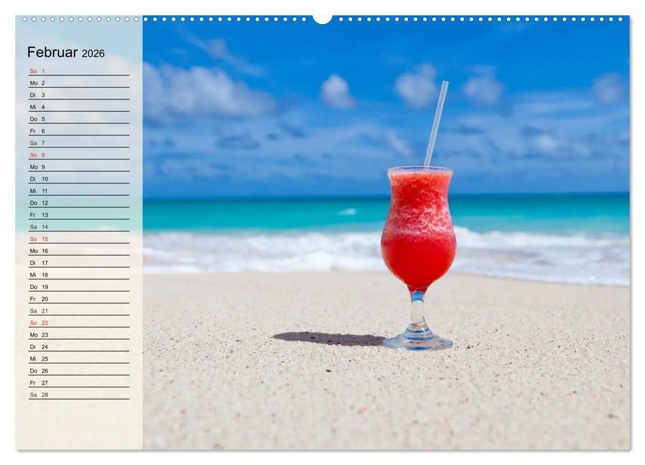 Bild: 9783516010756 | Traumstrände (hochwertiger Premium Wandkalender 2026 DIN A2 quer),...
