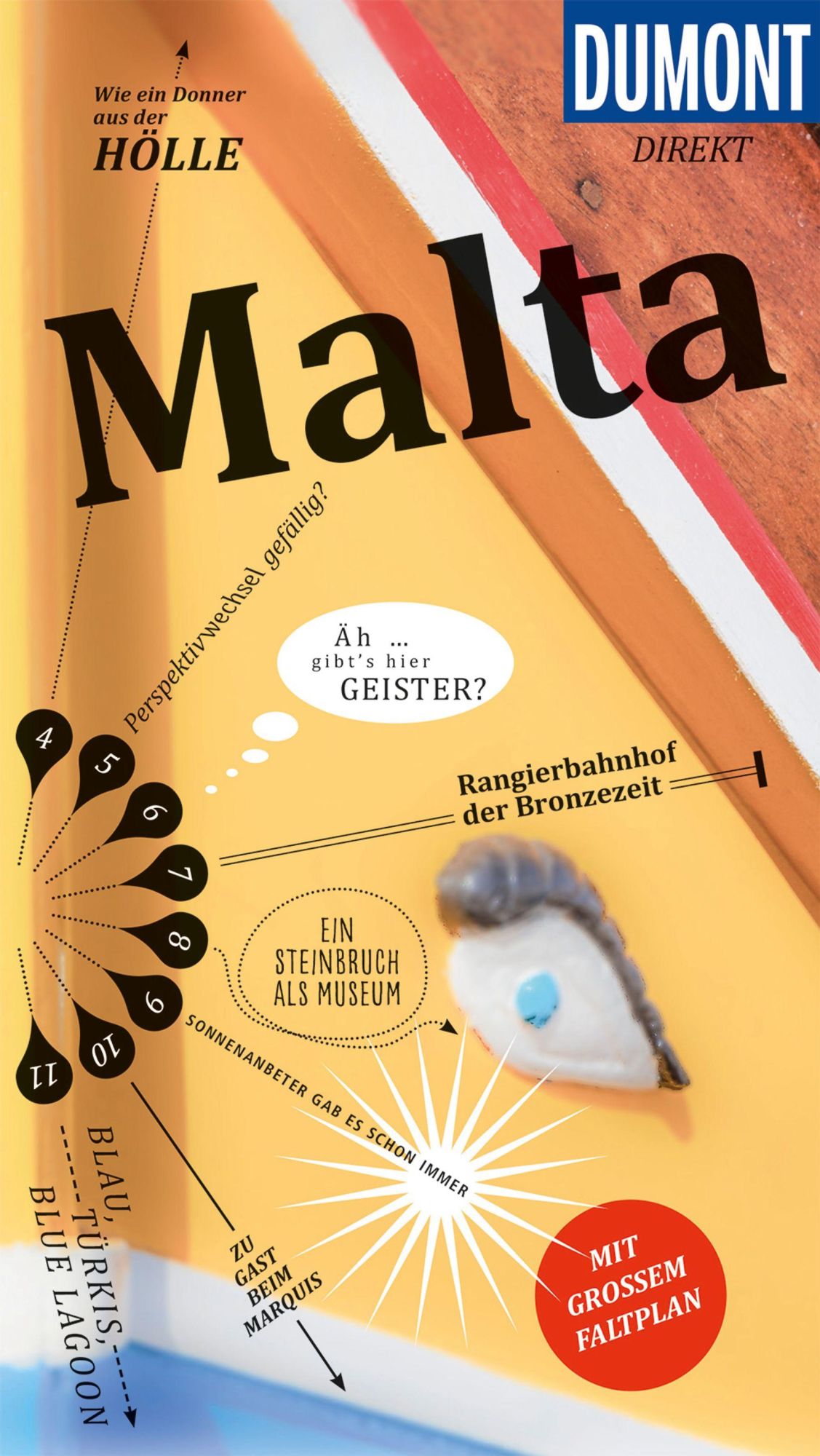Cover: 9783616000756 | DUMONT direkt Reiseführer Malta | Mit großem Faltplan | Hans E. Latzke