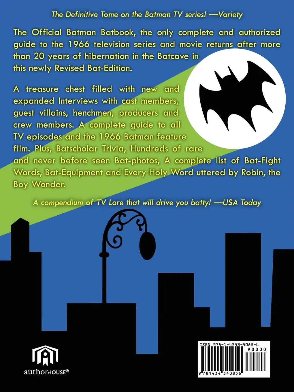 Rückseite: 9781434340856 | The Official Batman Batbook | The Revised Bat Edition | Joel Eisner