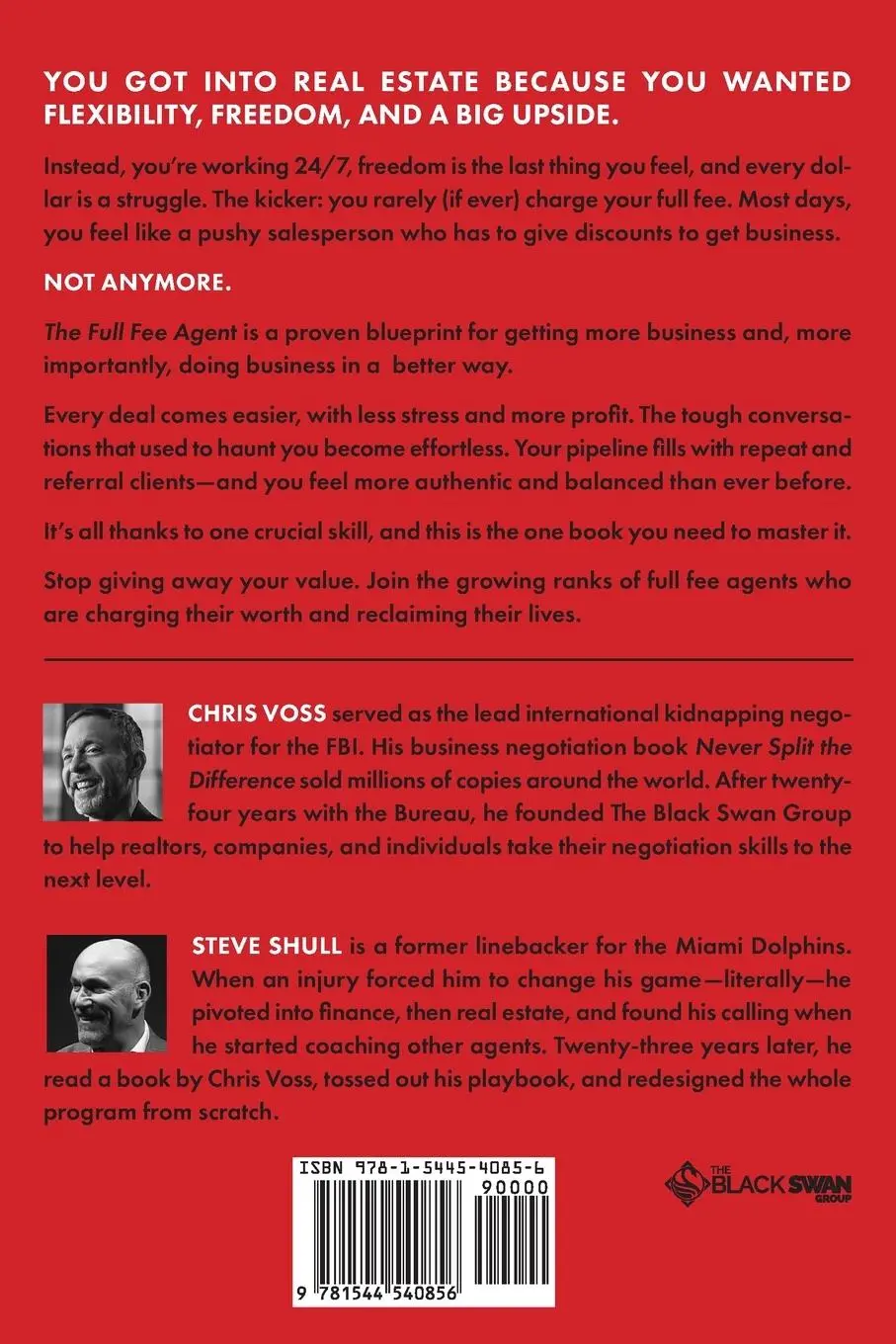 Rückseite: 9781544540856 | The Full Fee Agent | Chris Voss (u. a.) | Taschenbuch | Englisch