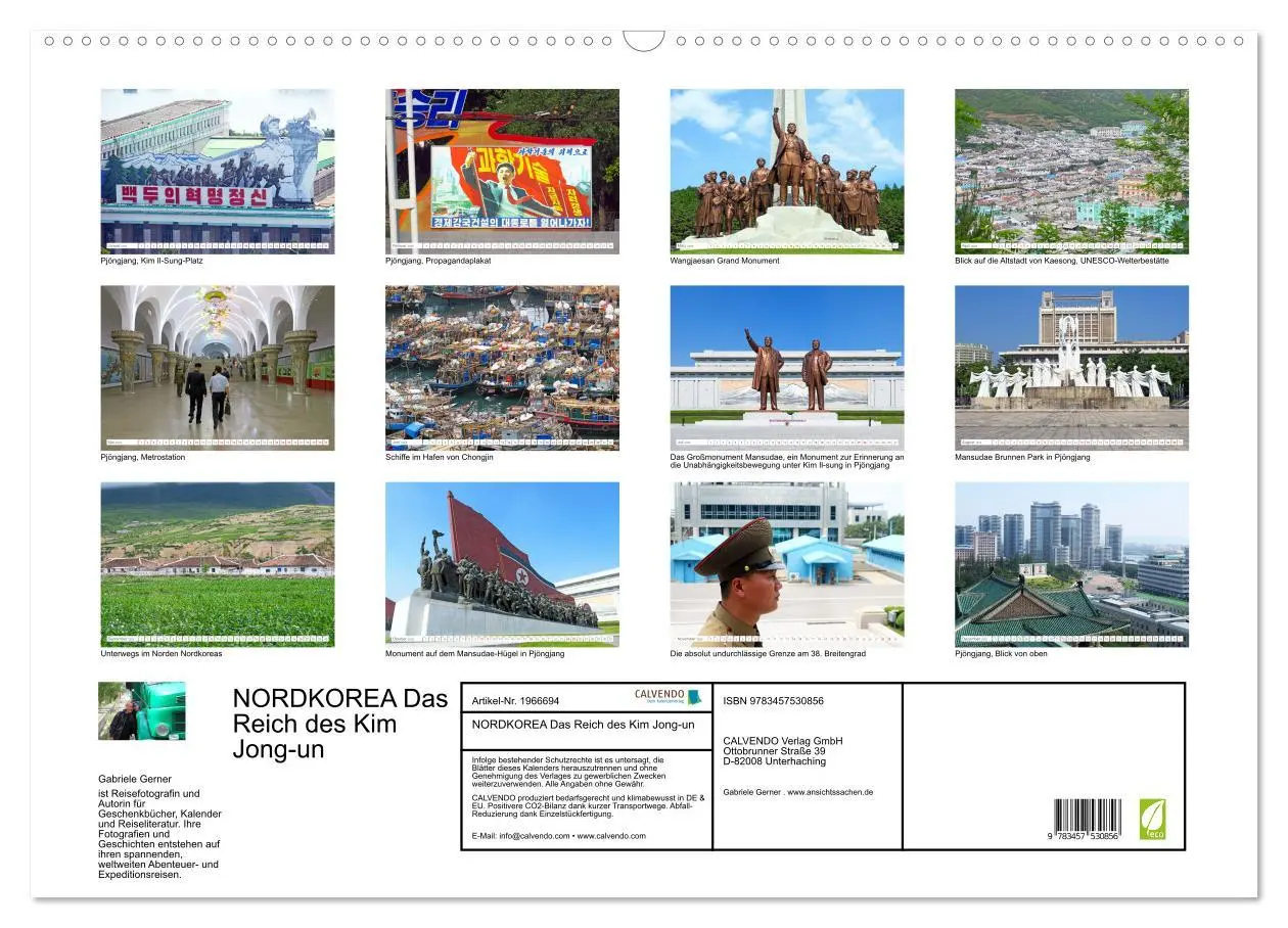 Bild: 9783457530856 | NORDKOREA Das Reich des Kim Jong-un (Wandkalender 2026 DIN A2...