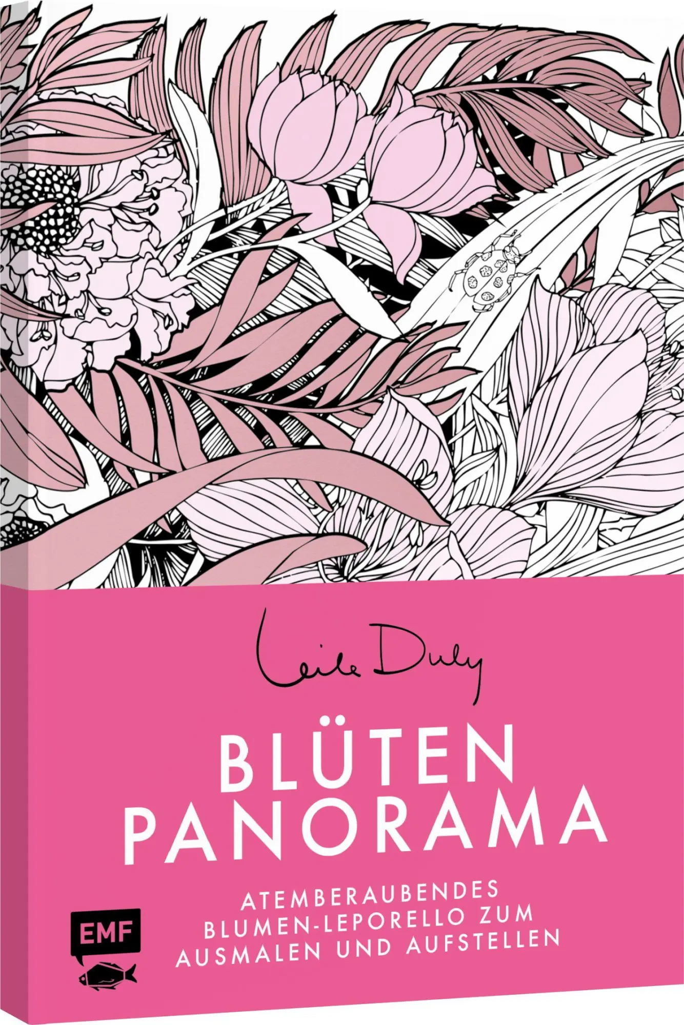 Cover: 9783745930856 | Blüten-Panorama Atemberaubendes Blumen-Leporello zum Ausmalen und...