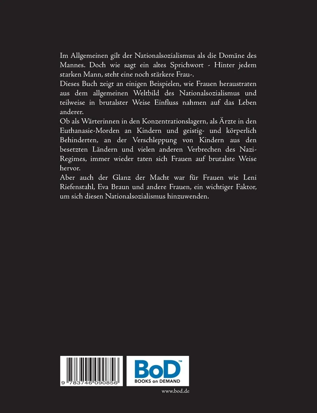 Rückseite: 9783746090856 | Hitlers willige Frauen | Stephan D. Yada-Mc Neal | Taschenbuch | 2018