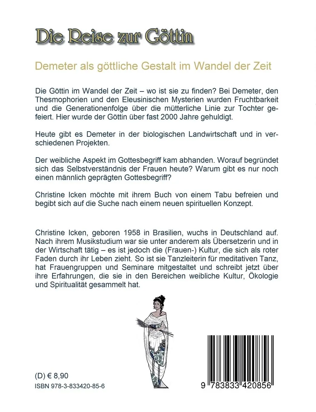 Rückseite: 9783833420856 | Die Reise zur Göttin | Christine Icken | Taschenbuch | 84 S. | Deutsch
