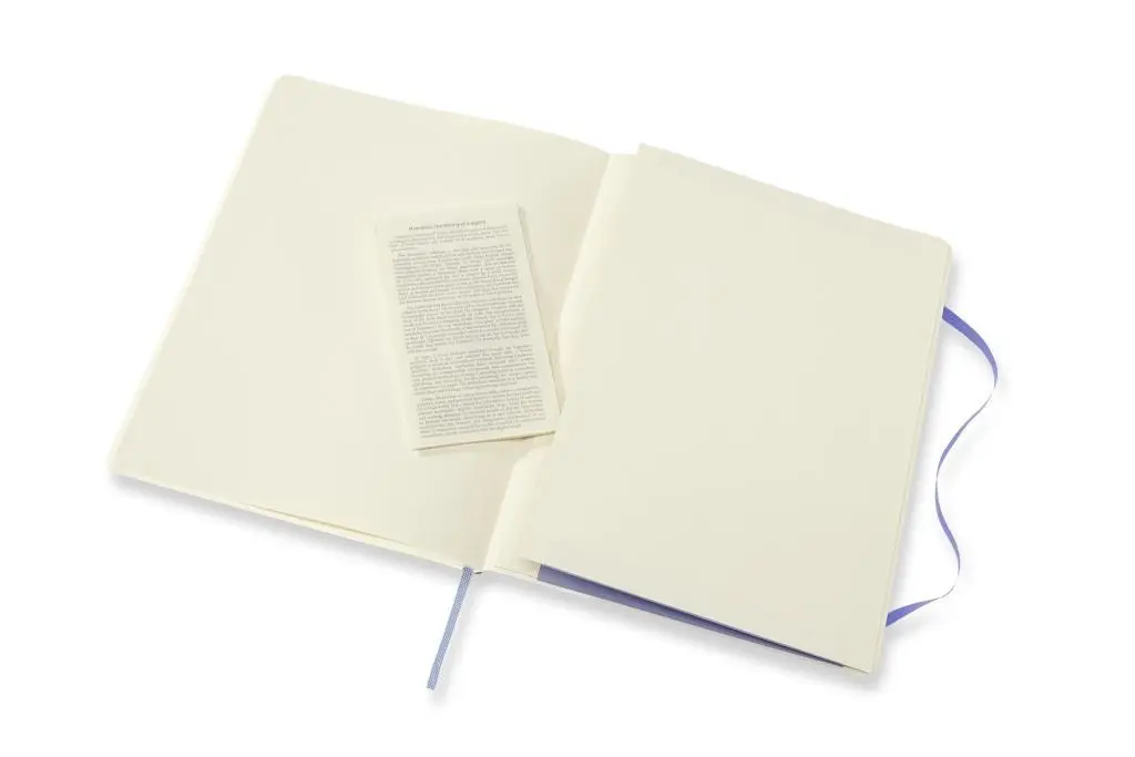 Bild: 8056420850956 | Moleskine Notizbuch XL, Liniert, Weicher Einband, Hortensien Blau