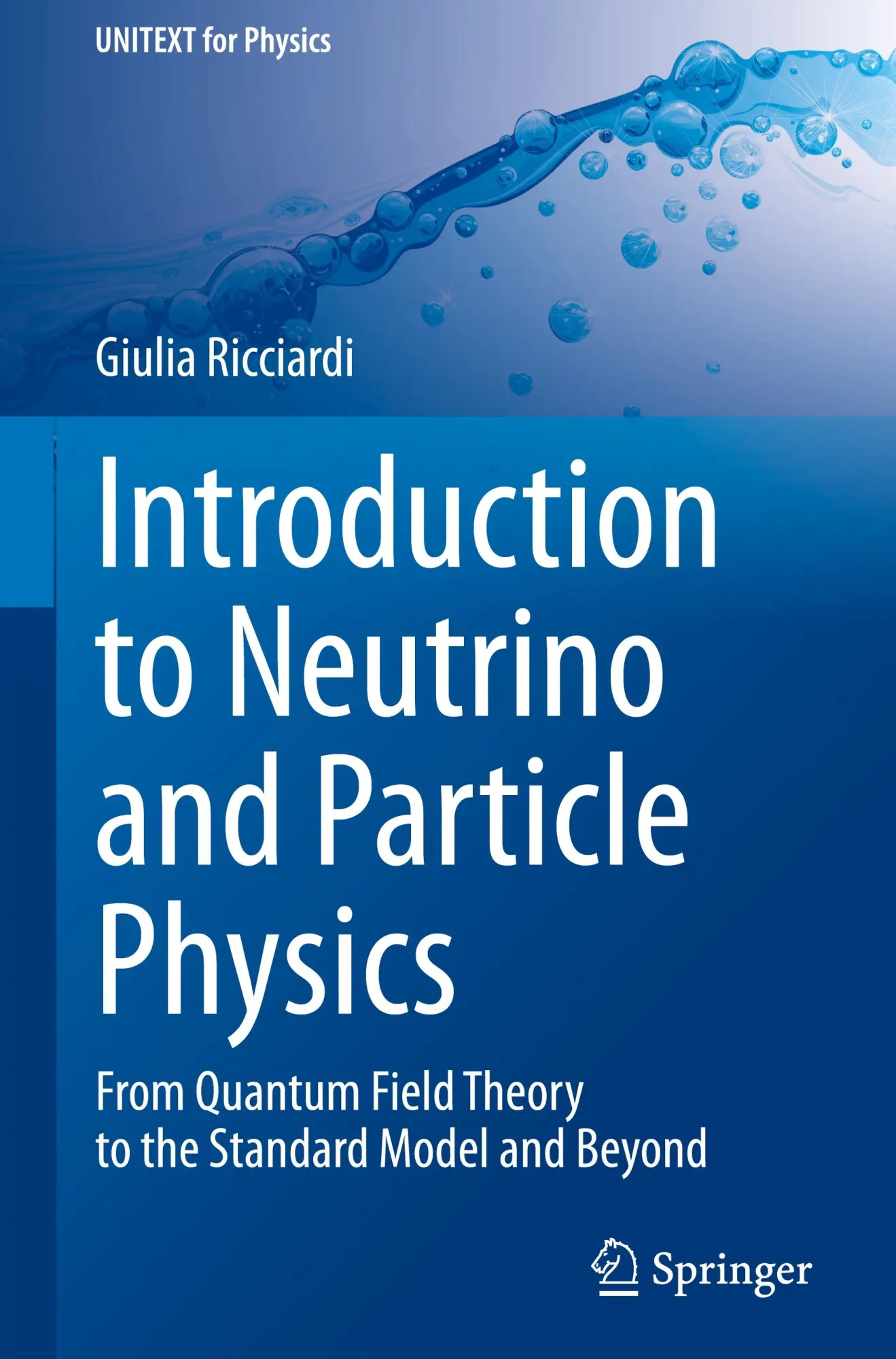 Cover: 9783031650956 | Introduction to Neutrino and Particle Physics | Giulia Ricciardi | x