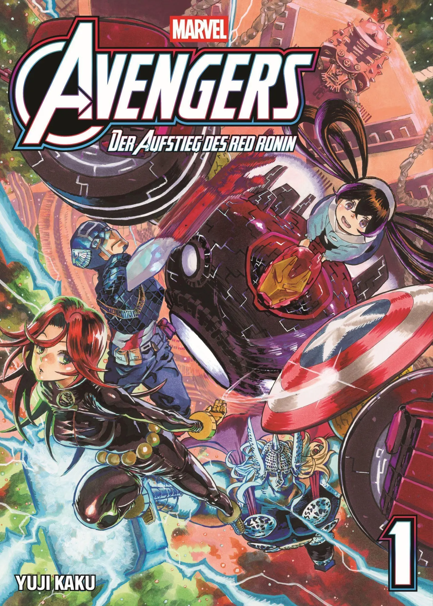 Cover: 9783741650956 | Avengers: Der Aufstieg des Red Ronin (Manga) 01 | Yuji Kaku | Buch