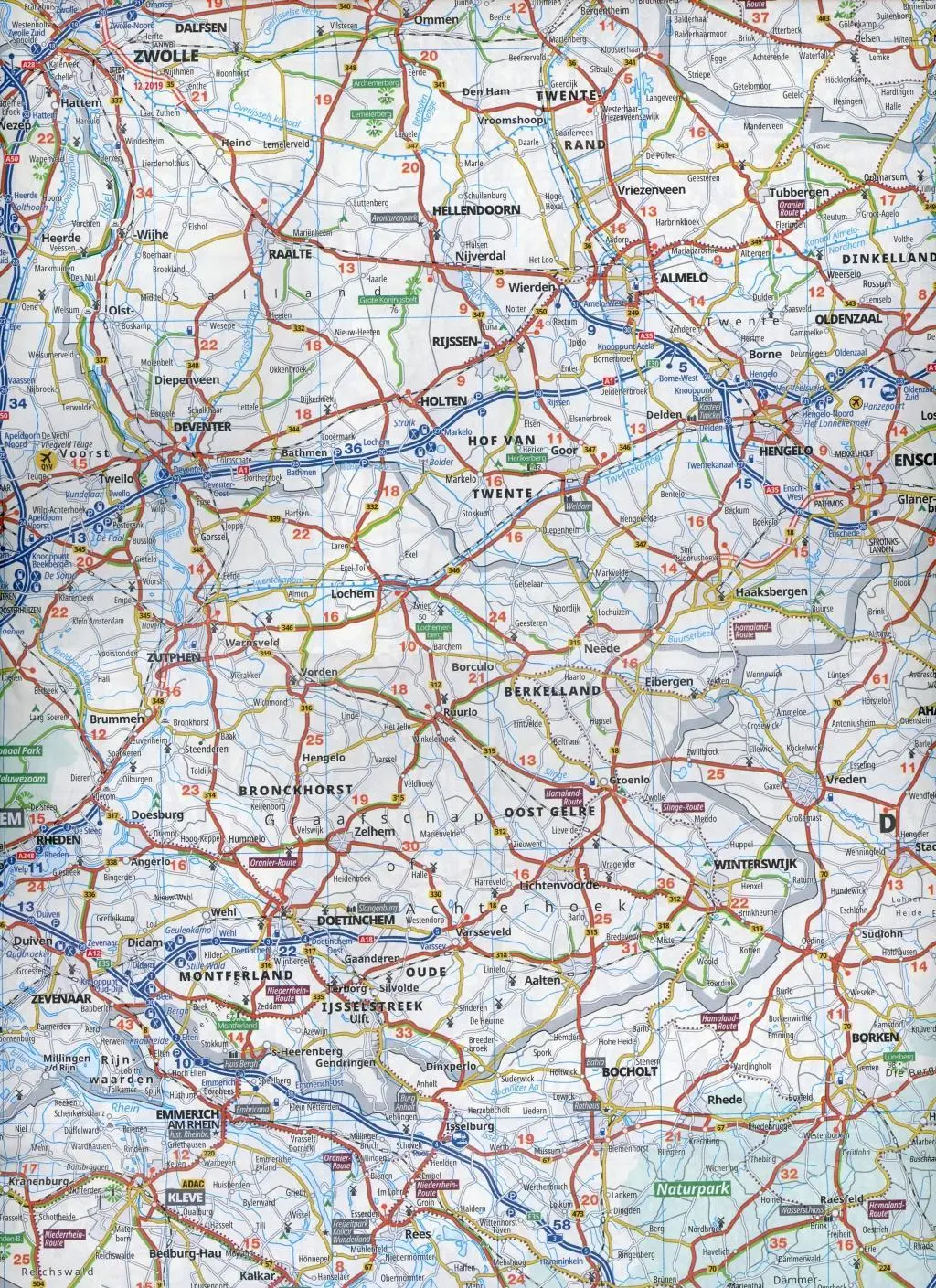Bild: 9783826410956 | ADAC LänderKarte Benelux 1:300 000 | Belgien, Niederlande, Luxemburg