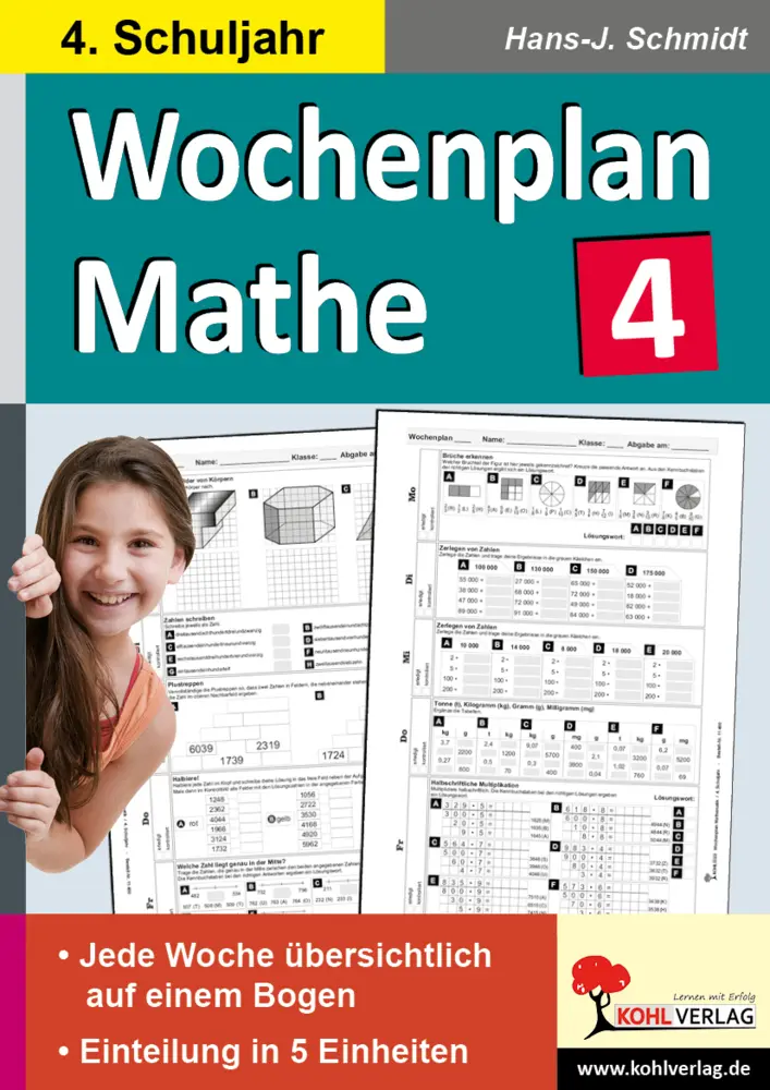 Cover: 9783866320956 | Wochenplan Mathe, 4. Schuljahr | Michael Junga | Taschenbuch | 80 S.