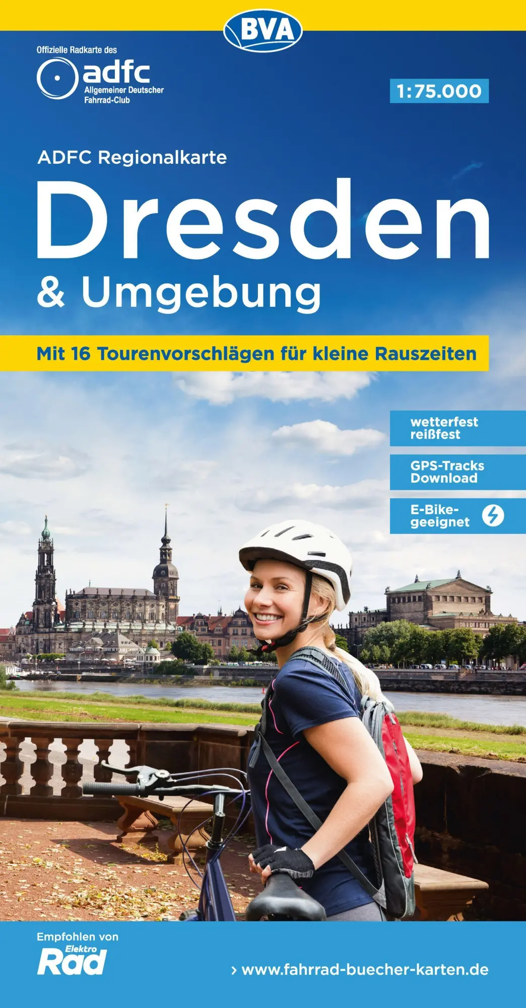 Cover: 9783969900956 | ADFC-Regionalkarte Dresden &amp; Umgebung, 1:75.000, mit...