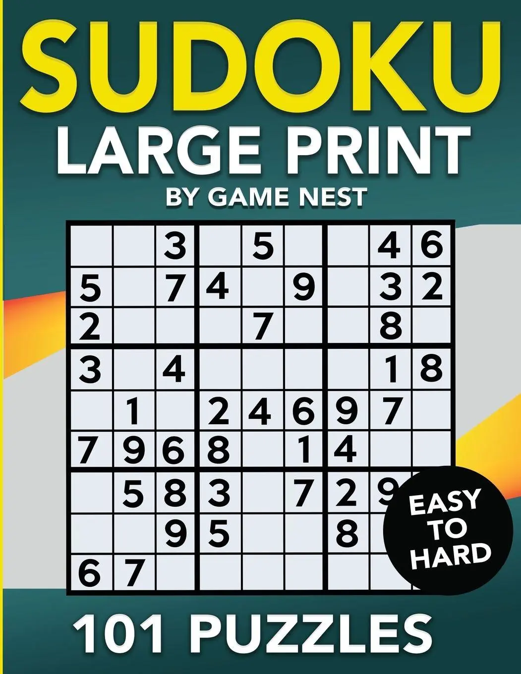Cover: 9781951791056 | Sudoku Large Print 101 Puzzles Easy to Hard | Game Nest | Taschenbuch
