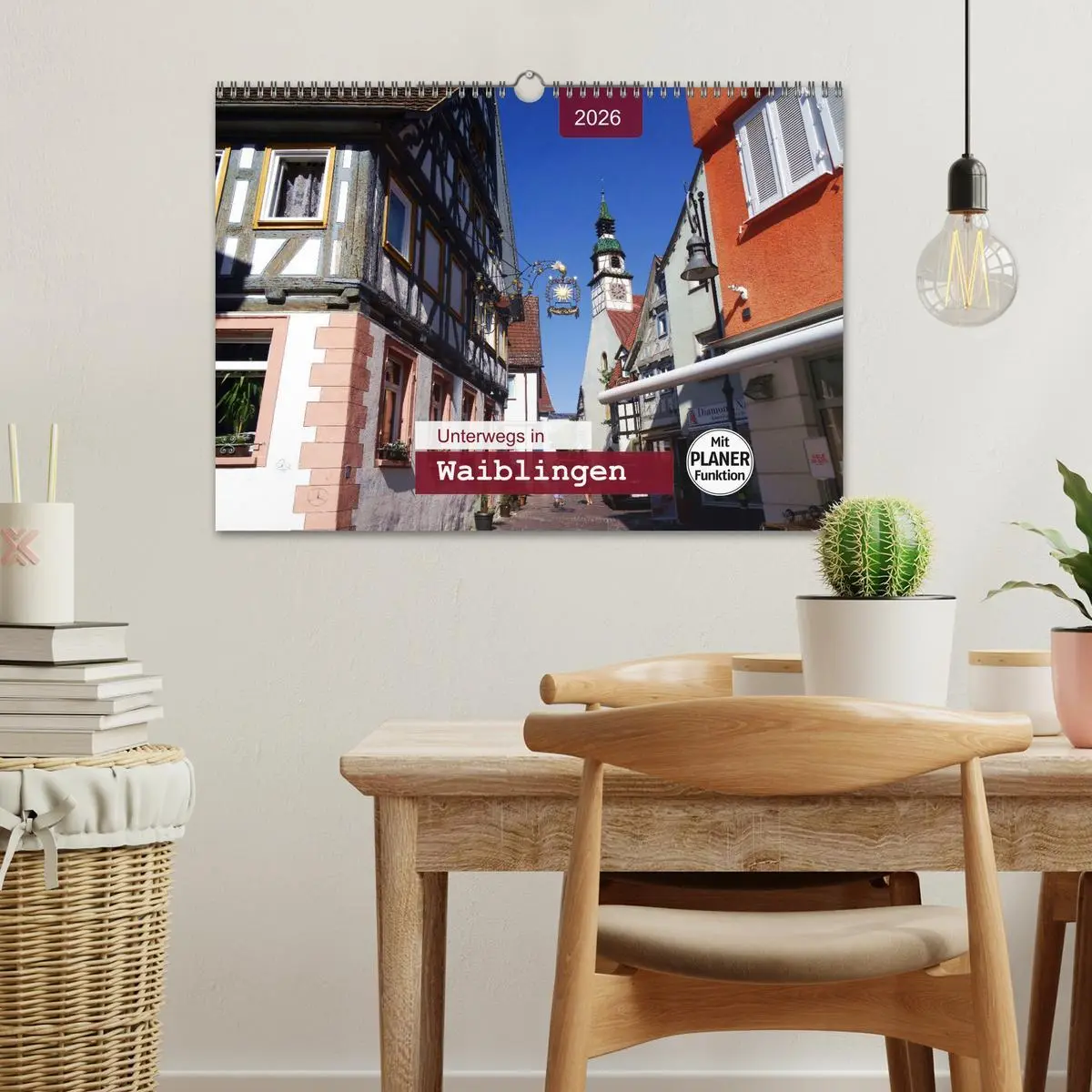 Bild: 9783457891056 | Unterwegs in Waiblingen (Wandkalender 2026 DIN A3 quer), CALVENDO...
