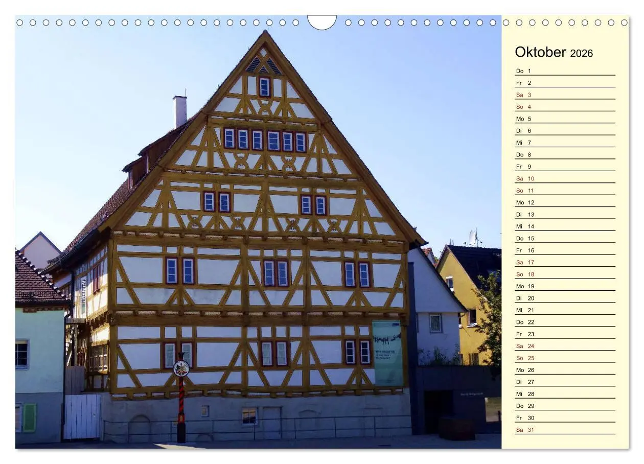 Bild: 9783457891056 | Unterwegs in Waiblingen (Wandkalender 2026 DIN A3 quer), CALVENDO...