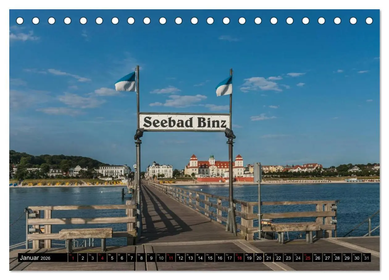 Bild: 9783457961056 | Ein Wochenende im Ostseebad Binz (Tischkalender 2026 DIN A5 quer),...