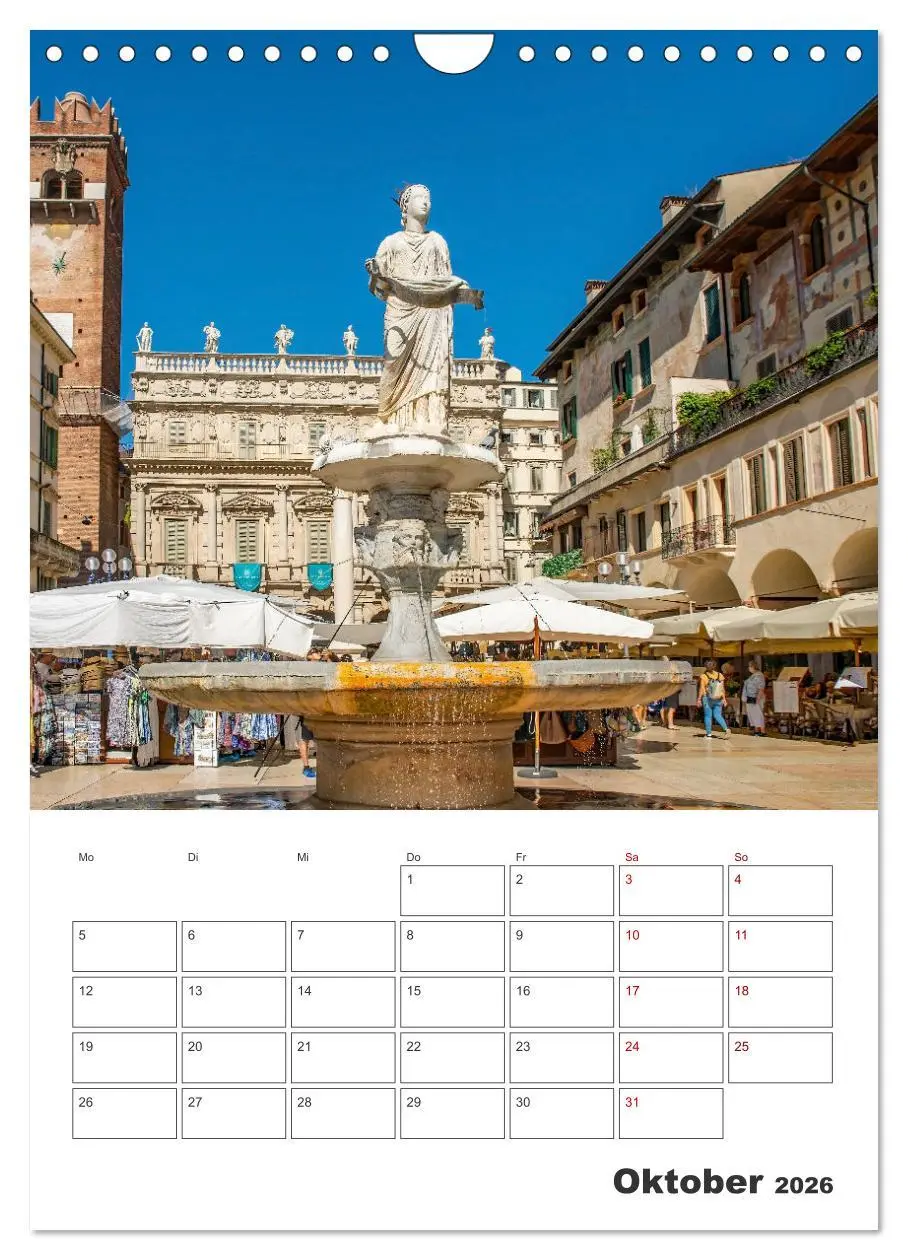 Bild: 9783516291056 | Verona - Reiseplaner (Wandkalender 2026 DIN A4 hoch), CALVENDO...