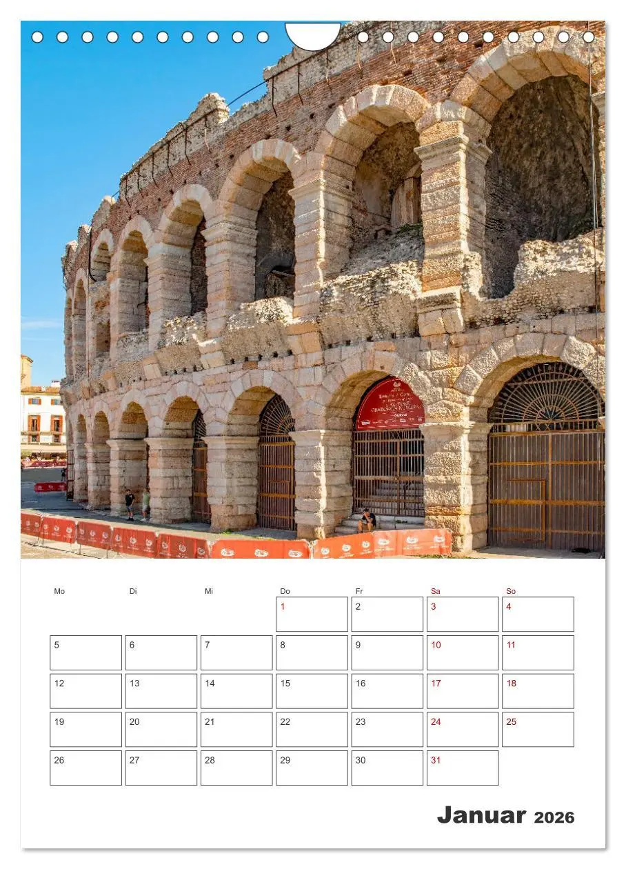 Bild: 9783516291056 | Verona - Reiseplaner (Wandkalender 2026 DIN A4 hoch), CALVENDO...