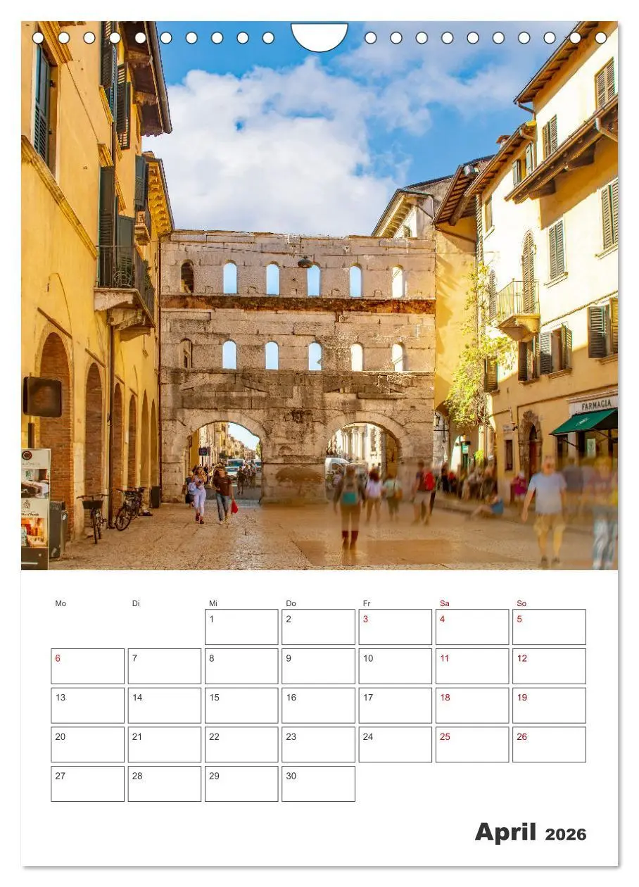 Bild: 9783516291056 | Verona - Reiseplaner (Wandkalender 2026 DIN A4 hoch), CALVENDO...