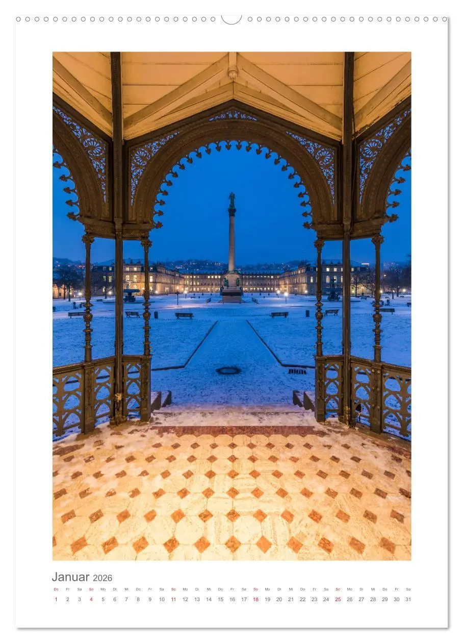 Bild: 9783516431056 | STUTTGART Impressionen (hochwertiger Premium Wandkalender 2026 DIN...