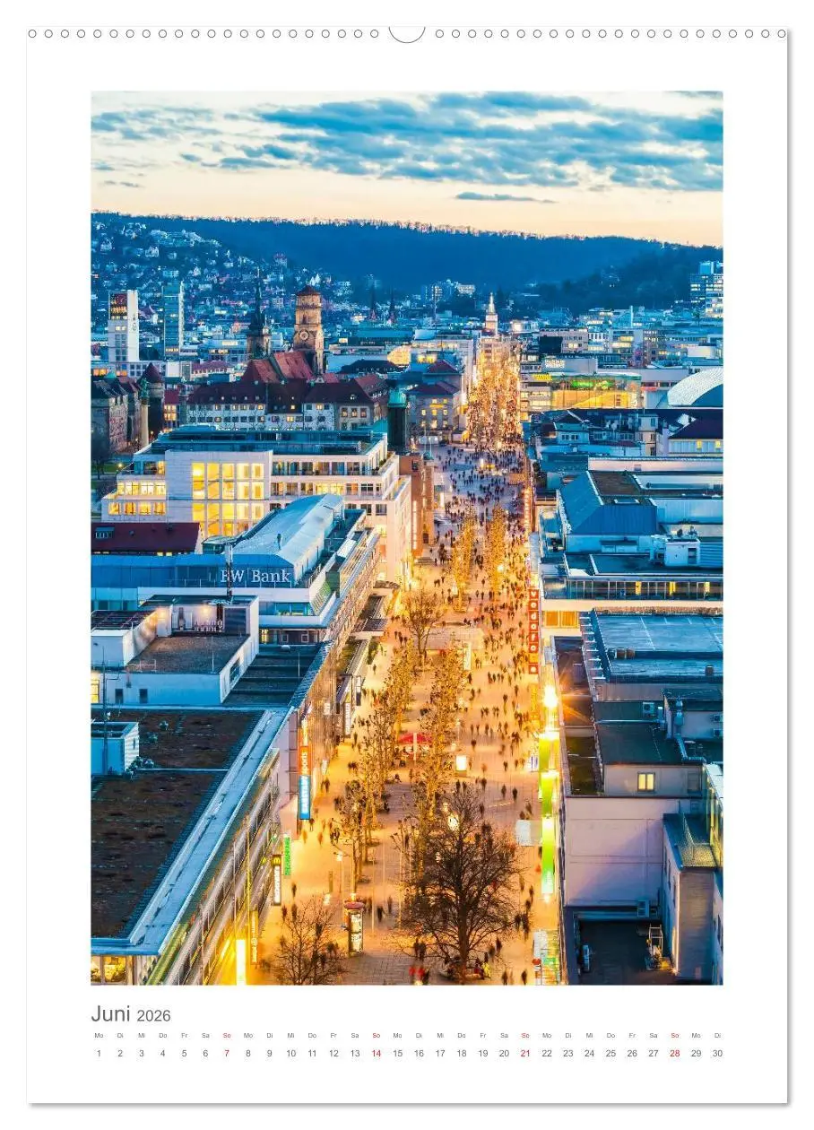Bild: 9783516431056 | STUTTGART Impressionen (hochwertiger Premium Wandkalender 2026 DIN...