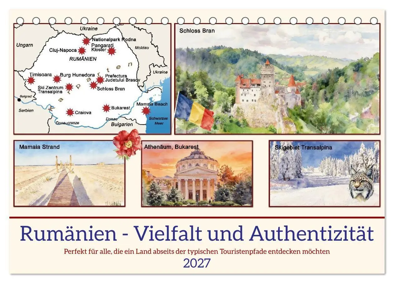 Cover: 9783516811056 | Rumänien - Vielfalt und Authentizität (Tischkalender 2027 DIN A5...