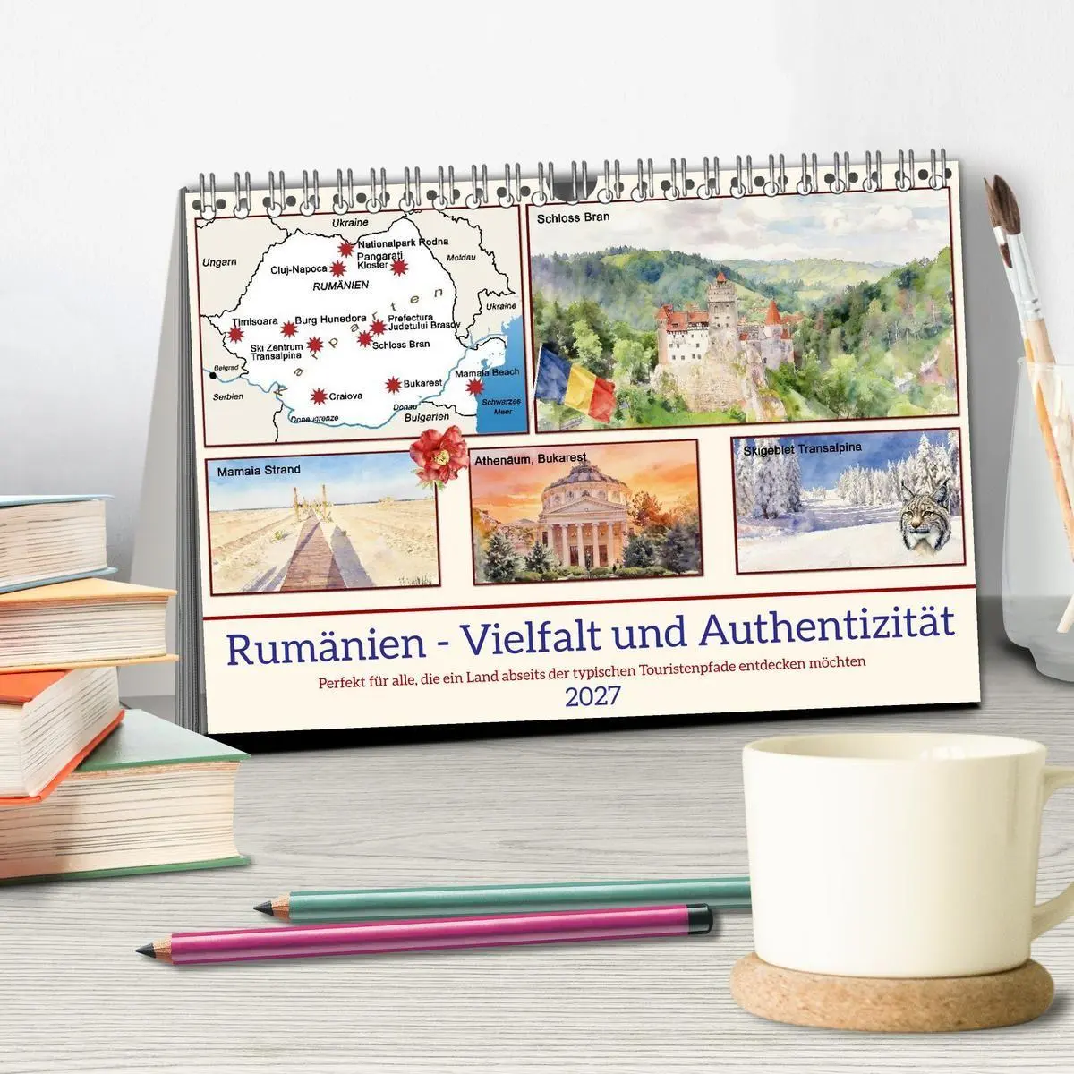 Bild: 9783516811056 | Rumänien - Vielfalt und Authentizität (Tischkalender 2027 DIN A5...