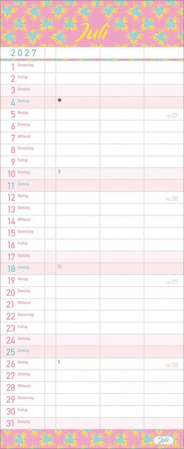 Bild: 9783819301056 | Familientimer Wir planen das! 2027 | Verlag Korsch | Kalender | 14 S.