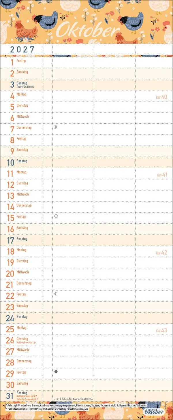 Bild: 9783819301056 | Familientimer Wir planen das! 2027 | Verlag Korsch | Kalender | 14 S.