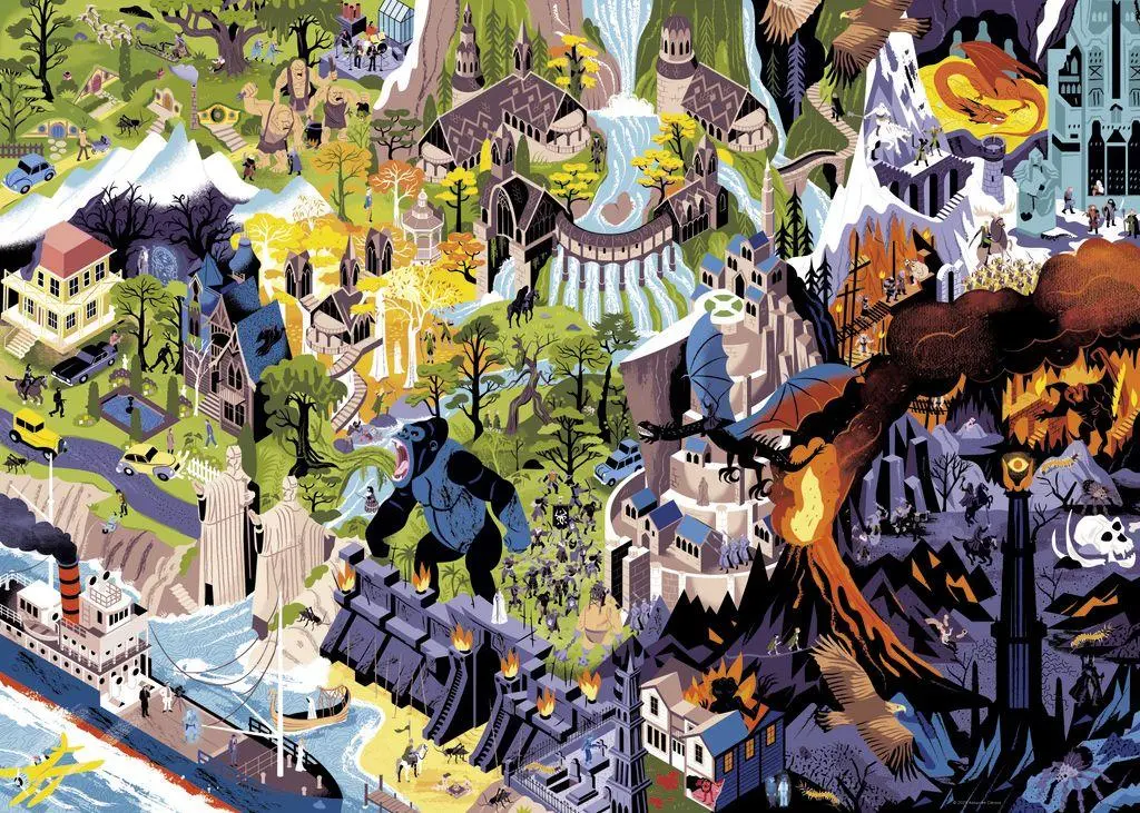 Bild: 4001689301156 | PETER JACKSON FILMS, HEYE Puzzle von Alex Bennett | Spiel | 30115
