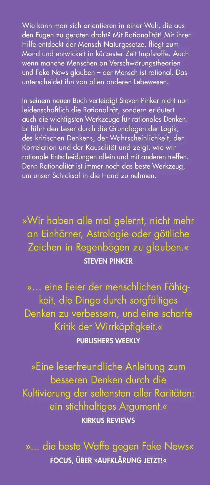 Bild: 9783103971156 | Mehr Rationalität | Steven Pinker | Buch | 432 S. | Deutsch | 2021