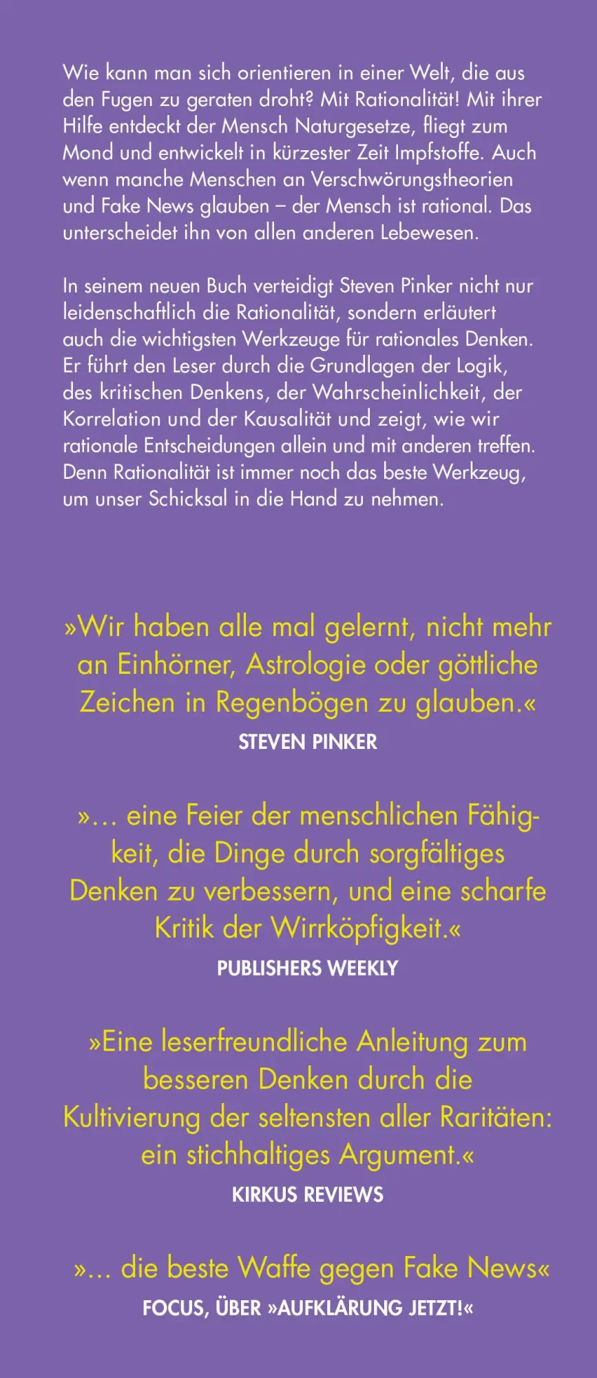 Bild: 9783103971156 | Mehr Rationalität | Steven Pinker | Buch | 432 S. | Deutsch | 2021