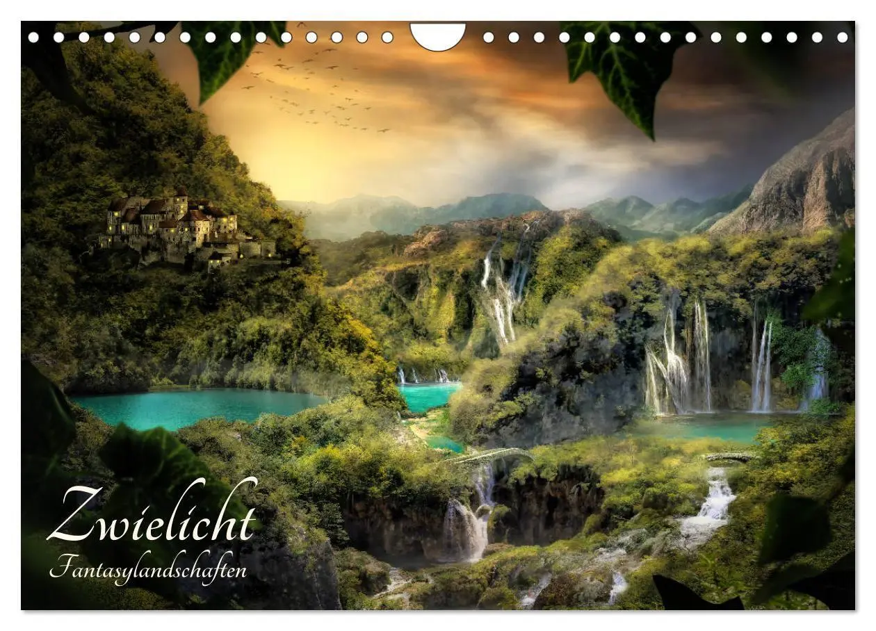 Cover: 9783435621156 | Zwielicht - Fantasylandschaften (Wandkalender 2025 DIN A4 quer),...