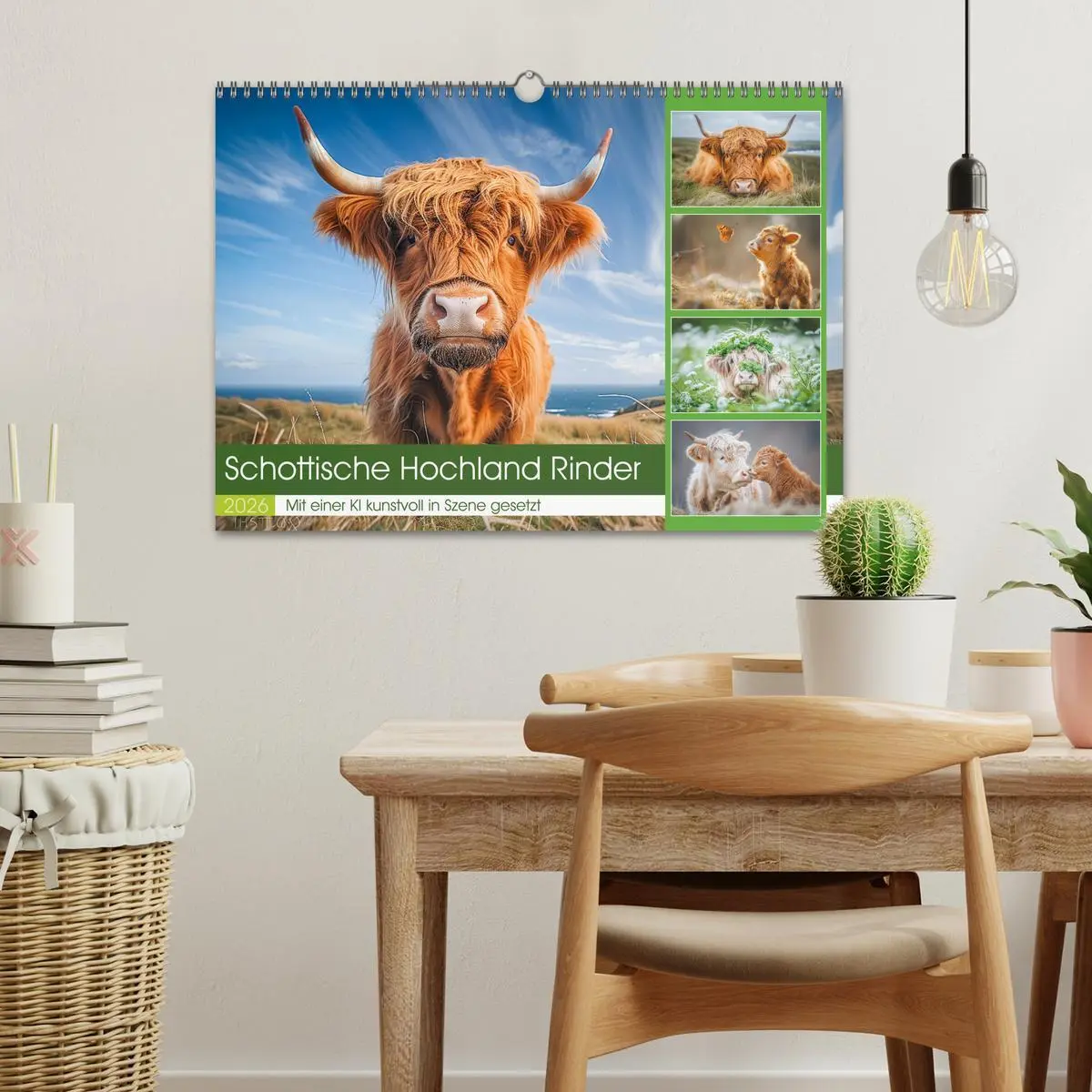 Bild: 9783457401156 | Schottische Hochland Rinder (Wandkalender 2026 DIN A3 quer),...