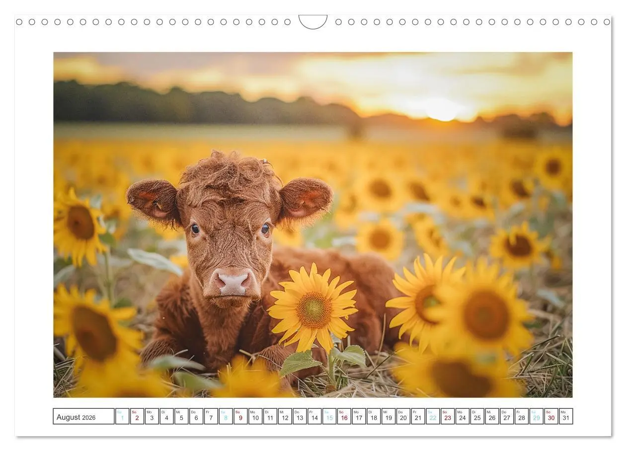 Bild: 9783457401156 | Schottische Hochland Rinder (Wandkalender 2026 DIN A3 quer),...