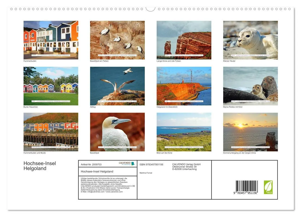 Bild: 9783457951156 | Hochsee-Insel Helgoland (hochwertiger Premium Wandkalender 2026 DIN...