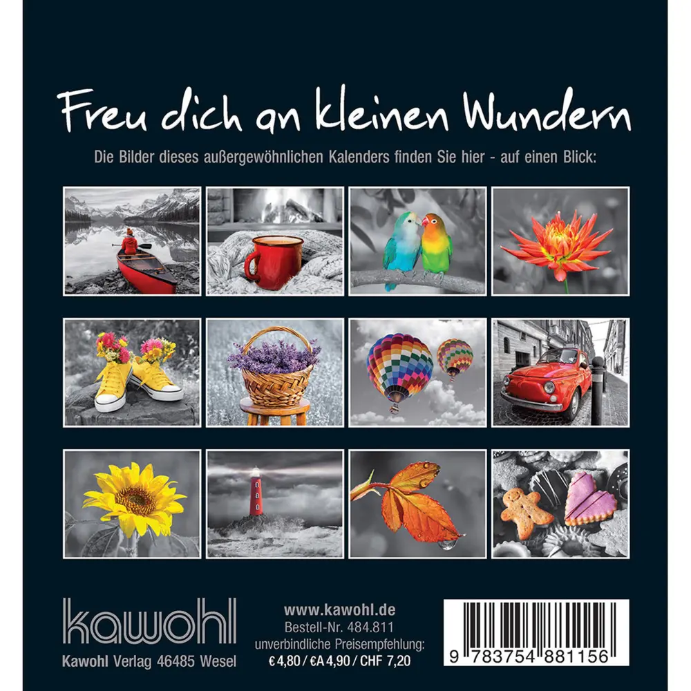 Bild: 9783754881156 | Freu dich an kleinen Wundern 2025 | Kalender | Spiralbindung | Deutsch