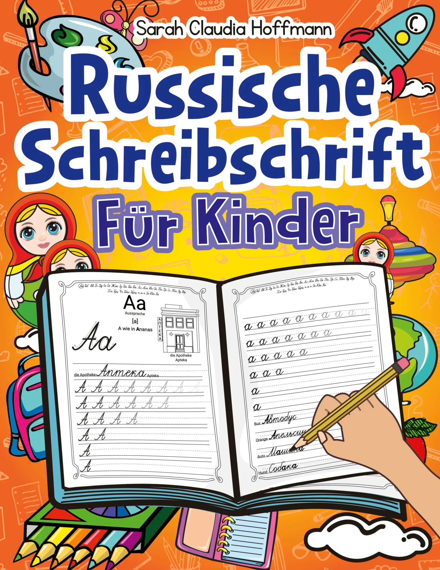 Cover: 9783969261156 | Russische Schreibschrift Für Kinder | Sarah Claudia Hoffmann | Buch