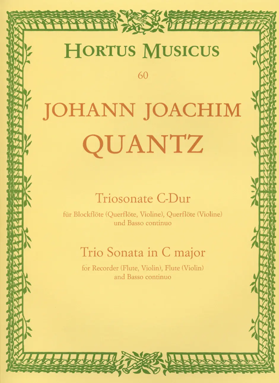 Cover: 9790006001156 | Triosonate C | Johann Joachim Quantz | Buch | Bärenreiter Verlag