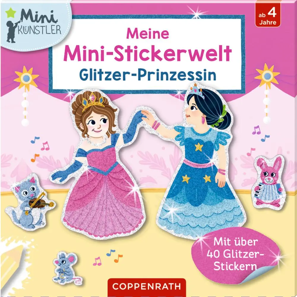 Cover: 4050003951256 | Meine Mini-Stickerwelt - Glitzer-Prinzessin | Ruby Warnecke | Deutsch