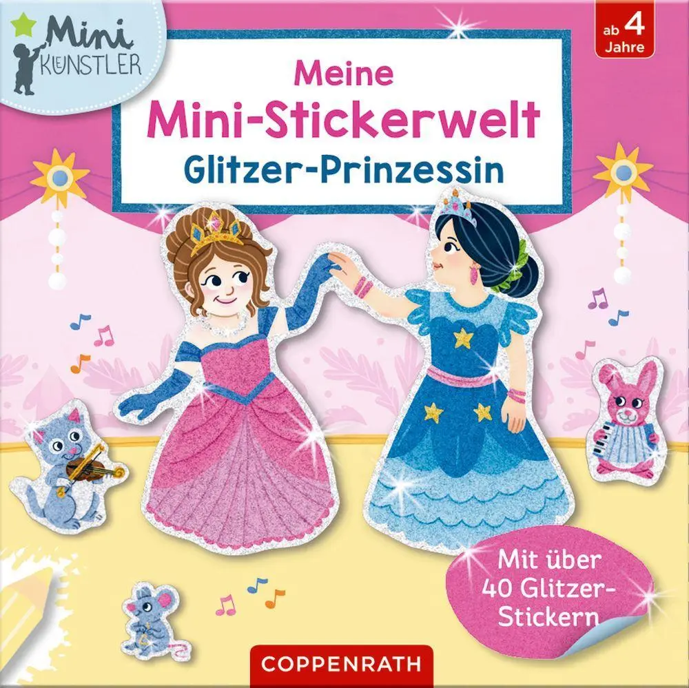 Bild: 4050003951256 | Meine Mini-Stickerwelt - Glitzer-Prinzessin | Ruby Warnecke | Deutsch