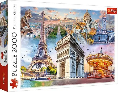 Cover: 5900511271256 | Puzzle 2000 Wochenende in Paris | Spiel | In Pappschachtel | 27125