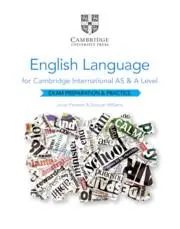 Cover: 9781108731256 | Cambridge International as and a Level English Language Exam...