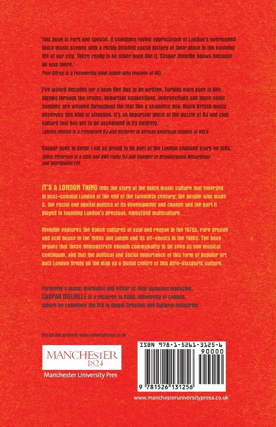 Rückseite: 9781526131256 | It's a London Thing | Caspar Melville | Taschenbuch | Englisch | 2019