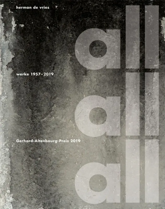 Cover: 9783422981256 | herman de vries, all all all - Werke 1957-2019 | Krischke (u. a.)