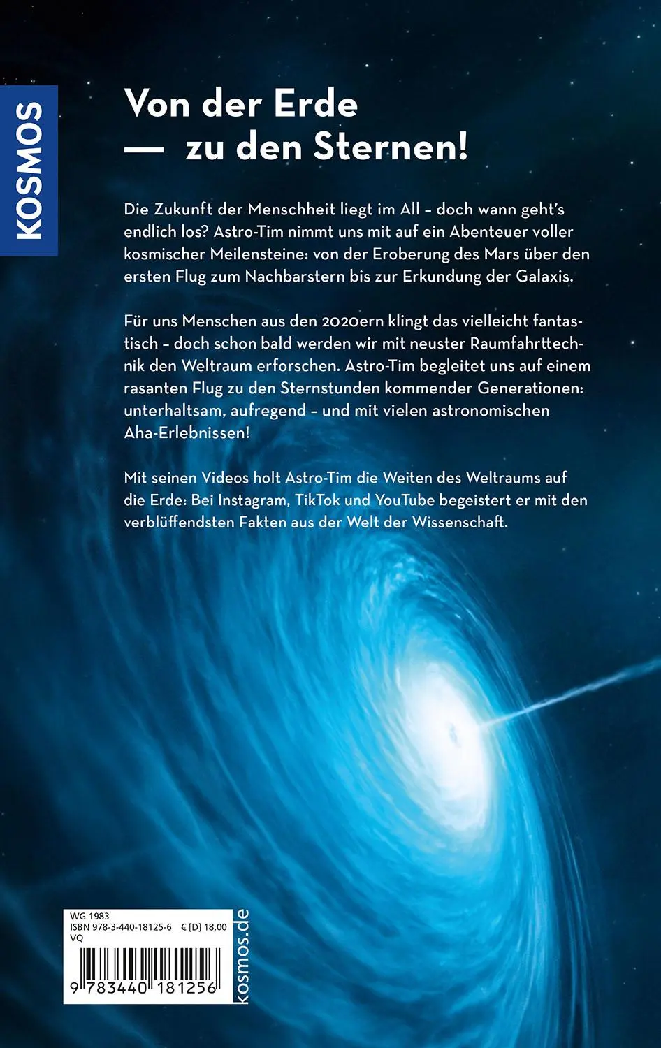Rückseite: 9783440181256 | Astro-Tims Sternstunden | Tim Ruster | Taschenbuch | 224 S. | Deutsch