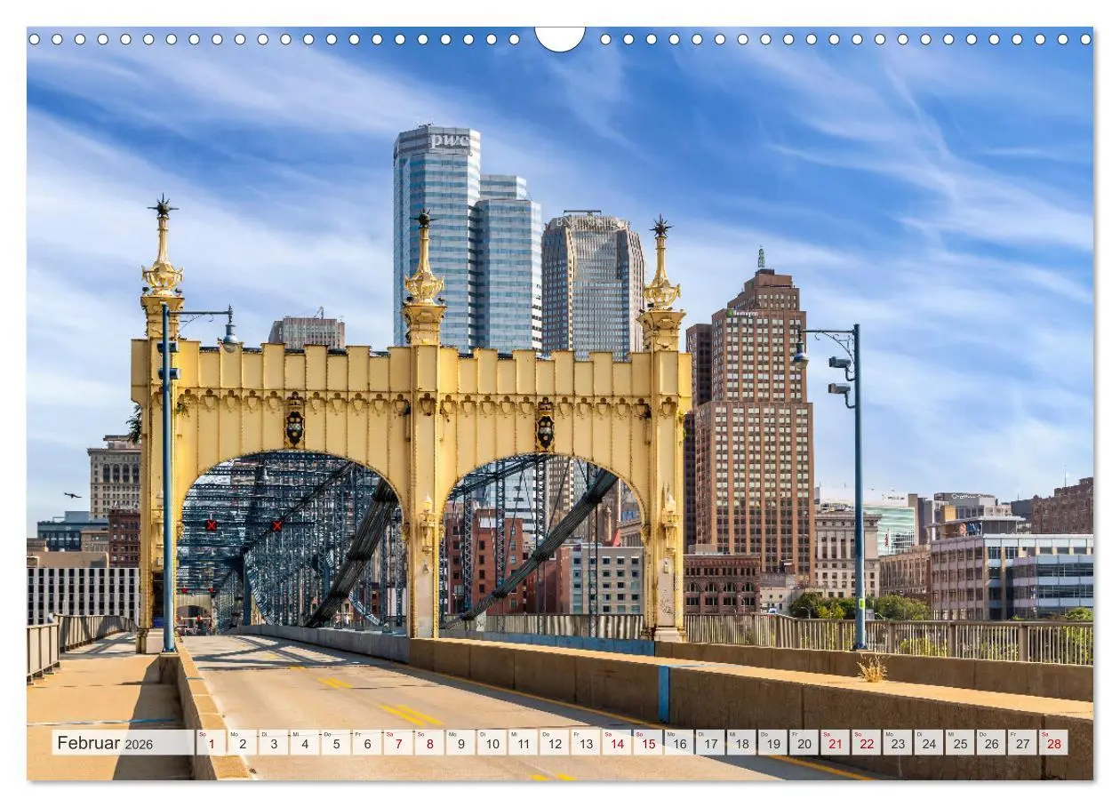 Bild: 9783457321256 | PITTSBURGH Charmante Impressionen (Wandkalender 2026 DIN A3 quer),...